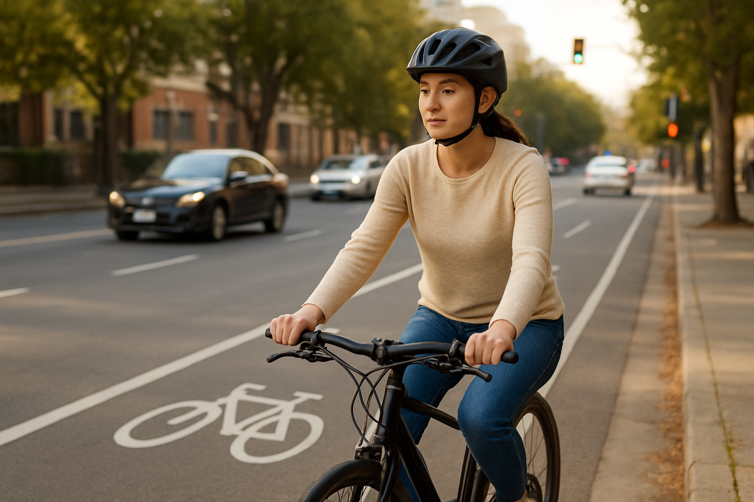Cycling Safely: Navigating Traffic and Bike Lanes