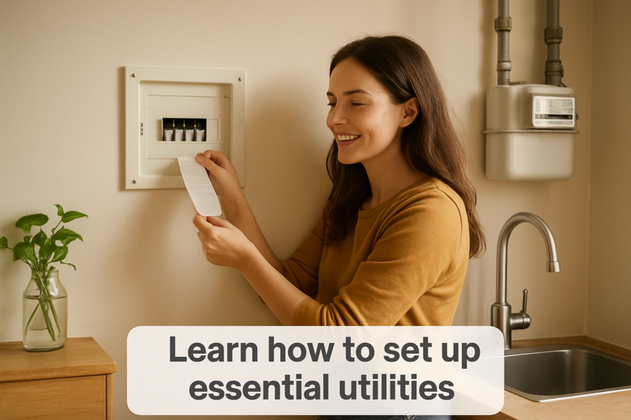 Setting Up Utilities: Electricity, Water, and Gas