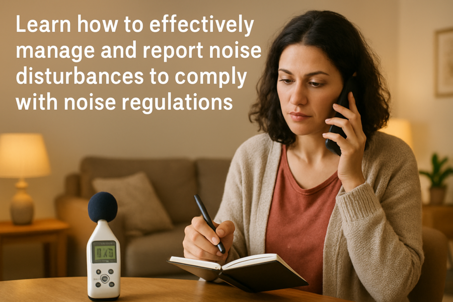 Noise Regulations: Managing and Reporting Disturbances